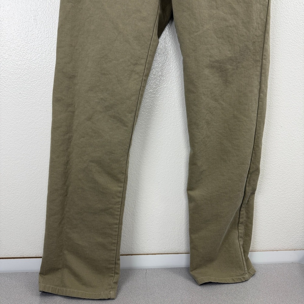 WAH Maker Pants Mens 36 Tan Corduroy Hi Rise Buckleback Suspender Button Western - Picture 4 of 9